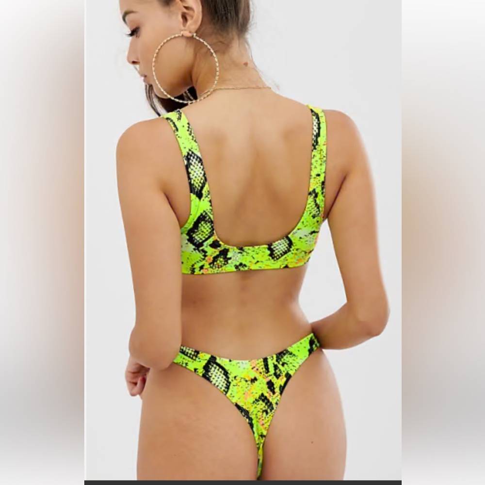 ASOS Neon bikini set - Picture 10 of 17